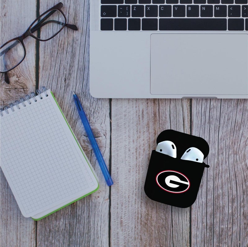 OTM Essentials AirPods Case, University of Georgia AirPods/Black (TPU) - Image 2